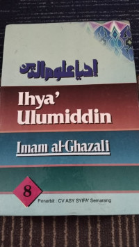 Image of IHYA' ULUMIDDIN 8