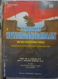 Image of Pendidikan Kewarganegaraan Untuk Perguruan Tinggi